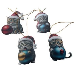 🔥Christmas Cat Ornaments  NWOT